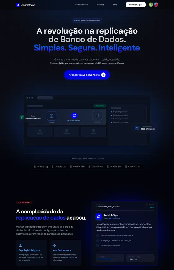 Projeto de site desenvolvido pela Beforge Studio