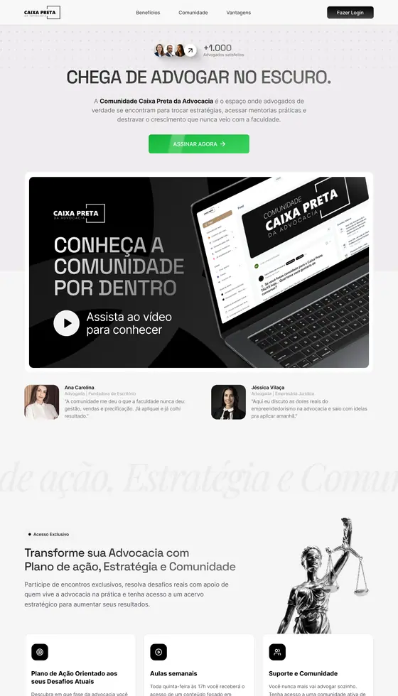 Projeto de site desenvolvido pela Beforge Studio